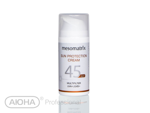 SUN PROTECTION SPF 45, крем солнцезащитный, увлажняющий, водостойкий, заживляющий и успокаивающий
