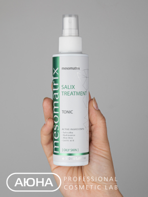 Тоник SALIX TREATMENT для жирной и проблемной кожи с био салициловой и молочной кислотой