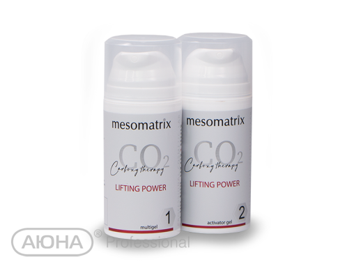 Карбокситерапия MESOMATRIX для возрастной кожи LIFTING POWER с гиалуроновой кислотой, набор 2х100 мл