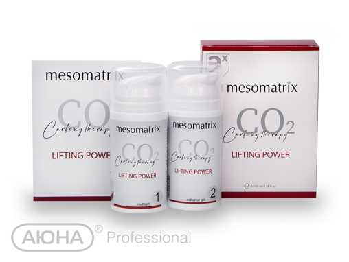 Карбокситерапия MESOMATRIX для возрастной кожи LIFTING POWER с гиалуроновой кислотой, набор 2х100 мл