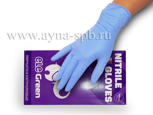 Нитриловые перчатки для шугаринга, размер S (1 пара)