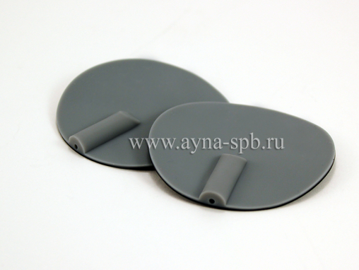 Электрод для миостимуляции силиконовый круглый D 5,8 см, 1 шт