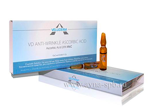 Veluderm ANTI-WRINCLE ASCORBIC ACID 20%, VIT. C