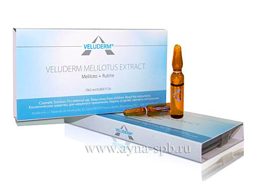 MELILOTUS EXTRACT (Meliloto + Rutine), Рутин и мелилото, Veluderm